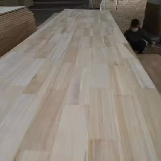 Hot Selling Solid Wood Board Finger Joint Lumber Finger Joint Panel for Furniture, Construction and Decoration