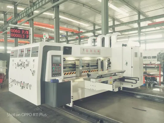 판지용 고속 플렉소 인쇄 슬로팅 및 다이 커팅 머신